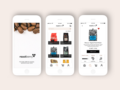 Coffee App - Daily UI 003