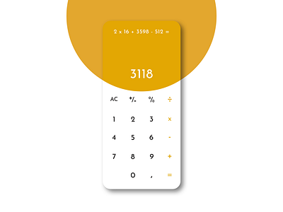 Daily UI 004 - Calculator