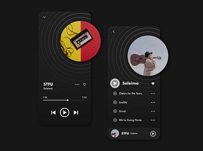 Daily UI 009 - Music Player app challenge daily ui daily ui challenge design music music app music player ui uidailychallenge