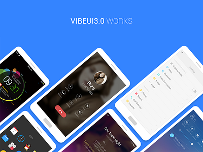 VIBEUI3.0 dial icon interface launcher music notification rom setting