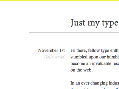 Just my type | A first look baseline css minion pro type typography