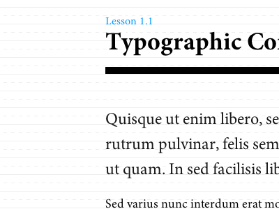 Just my type | Browser screenshot baseline css minion pro type typekit typography web typography