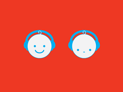 Music Child child children headphones icon logo music