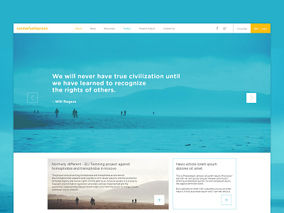 normallydifferent landing page different homepage normally ui ux website design