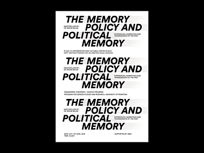 The memory policy and political memory