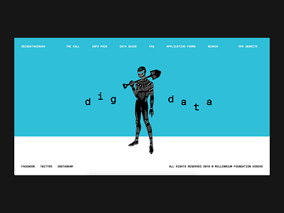 Dig Data Challenge pleuratbytyqi responsive ui ux web webdesign webdevelopment website zyreinternacional