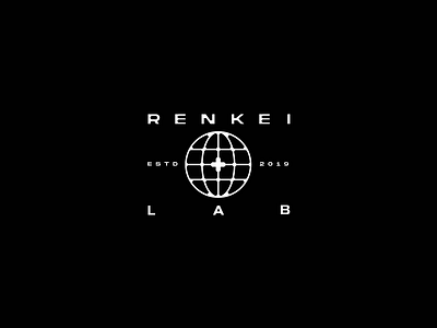 Renkei Lab brand design icon lab laboratory logo renkei switzerland trade world zyreinternational