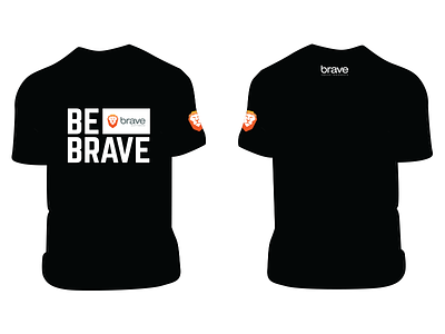 #BeBrave T-Shirt bebrave brave browser t-shirt