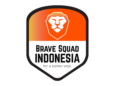 IndoBrave - Brave Squad Indonesia badge bebrave brave browser brave squad indobrave indonesia madebyvk