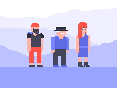 Flat Characters Design