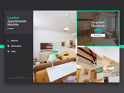 Premium Apartment Renting Website webdesign
