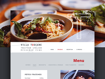 Italian restaurant webdesign webdesign