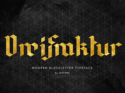 DreiFraktur | FREE Modern Blackletter Typeface black blackletter dark dreifraktur font fraktur free gold gothic typeface