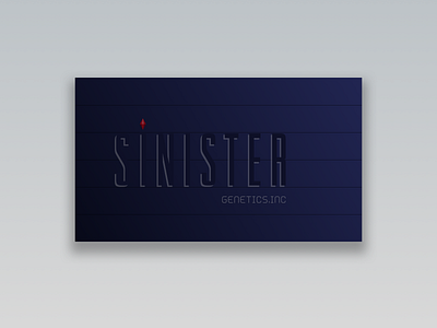 Sinister Business Card