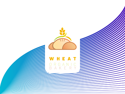 Wheat | Organic Bakery Logo bakery bakery logo color logo logodesign wheat گندم
