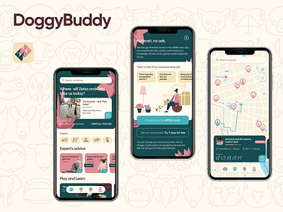 UI Design For DoggyBuddy App