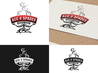 Logo Design for Ace of spades branding design flat graphic design icon illustration logo logo 3d vector