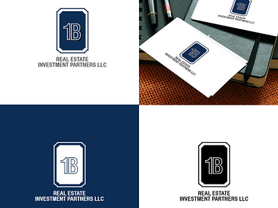 1b Real Estate Investment Partners Brand branding design graphic design icon illustration logo logo 3d vector versatile versatile logo