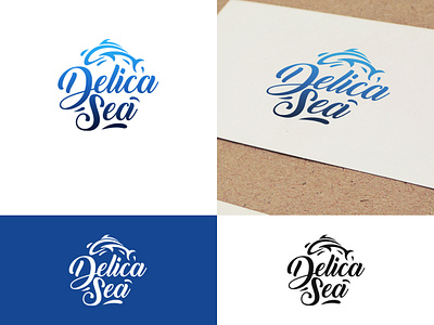 Logo Design for Delica sea branding design graphic design illustration logo logo 3d logo design versatile logo