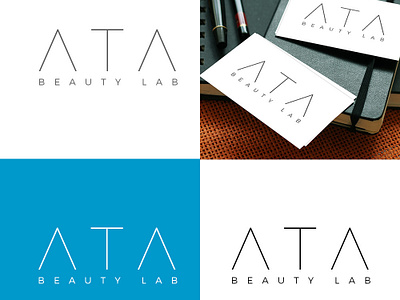 Ata Beauty Lab Brand brand agency brand identity design branding design graphic design icon illustration logo logo 3d logo design vector versatile versatile logo