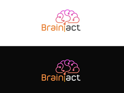 Brainiact Brand brand agency brand identity design branding design graphic design illustration logo logo 3d logo design versatile versatile logo