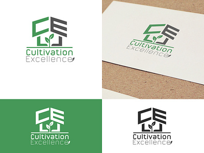 Cultivation Excellence Brand Designing brand agency brand identity design branding design graphic design illustration logo logo 3d logo design vector versatile versatile logo