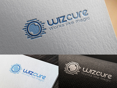 Wizcure Company logo design