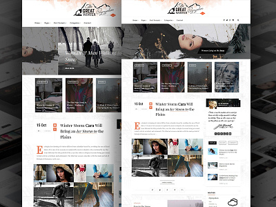 Oymyakon - A Personal WordPress Blog Theme blog theme blogging bootstrap modern layout mypreview oymyakon theme personal blog touch slider unique design wordpress theme