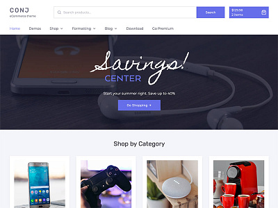 Conj Lite - eCommerce WordPress Theme (FREE)