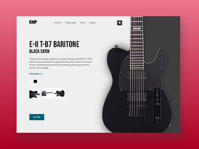 ESP Guitar product page