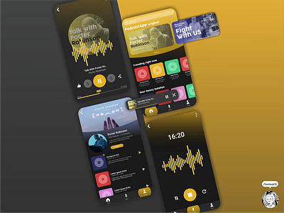 Podcast App UI Concept