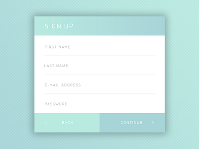 Daily UI #001 - Sign Up concept dailyui login sign up ui