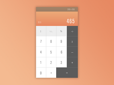 Daily UI #004 - Calculator calculator concept daily ui 004 dailyui ui