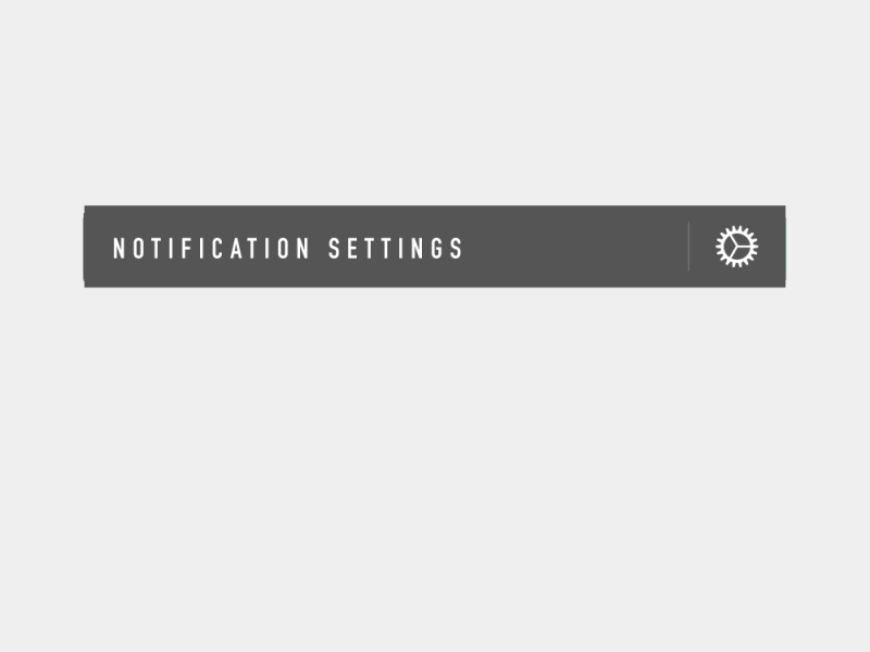 Daily UI #007 - Settings concept daily 007 dailyui notification settings
