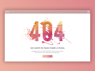 Daily UI #008 - 404 Page 404 page concept daily 008 dailyui ui
