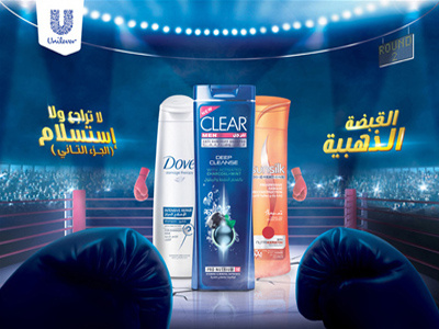 Unilever Print Ad advertising campaign clear creative design dove hair print shampoo sunsilk unilever visual