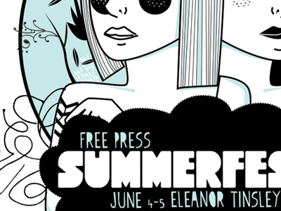 FreePress Summerfest Shirt freepresshouston girls shirt design summerfest