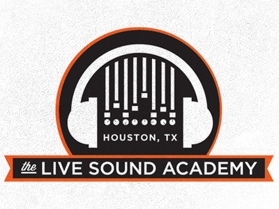 The Live Sound Academy - Logo 2 academy headphones logo music