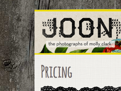 Joon Website Teaser colorful photography texture website