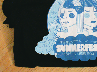 SummerFest Tshirt design girls illustration product summerfest tshirt