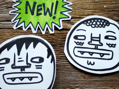 Monster Butthead Stickers illustration monster sticker