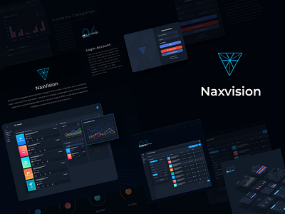 Naxvision design icon illustration logo typography ui vector website