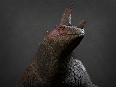 Prehistoric Creature Design 3d art creature design maya model modelling sculping zbrush