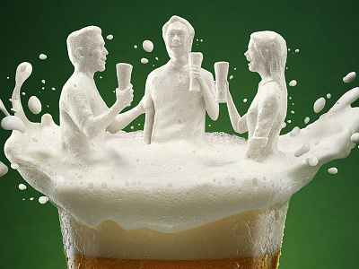 Carlsberg 175th Anniversary Advertising Campaign 3d advert beer commercial liamorris maya zbrush