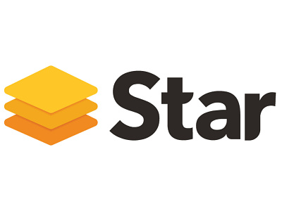 The Star Logotype design logo minimal typography vector
