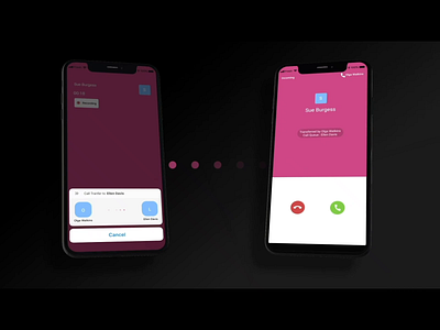 Phone System Mobile App - Freshcaller animation animation after effects mobile phone
