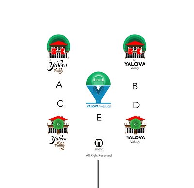 Yalova Governor Logo city design governor hello hello dribbble hello dribble home illustration logo tree v y