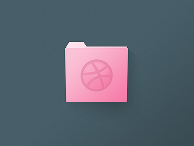 a place to gather all your icons dribbble folder icon lighting shadow