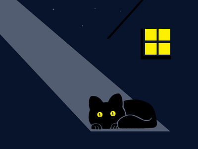 Nightlight/Cat cat kitten night simple