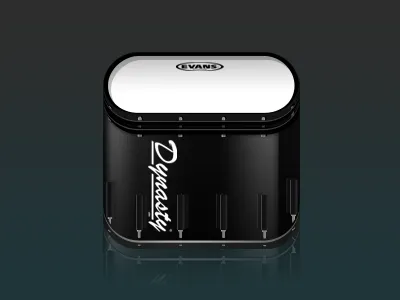 Drumline App Icon 3d app icon drumline drums icon ios icon snare